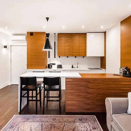 Wola Luxury Wooden Apartment Warsaw Exterior photo